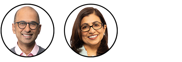 Aamer Baig and Celia Huber